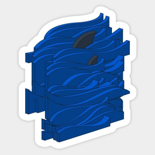 Fins Sticker